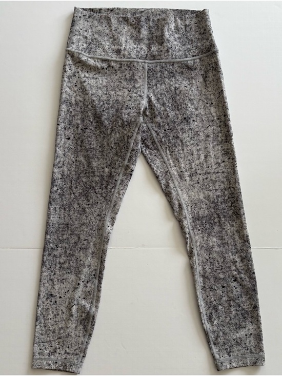 lululemon athletica Wunder Under High Rise Speckled Gray Marled Marbled Leggings - Picture 2 of 6